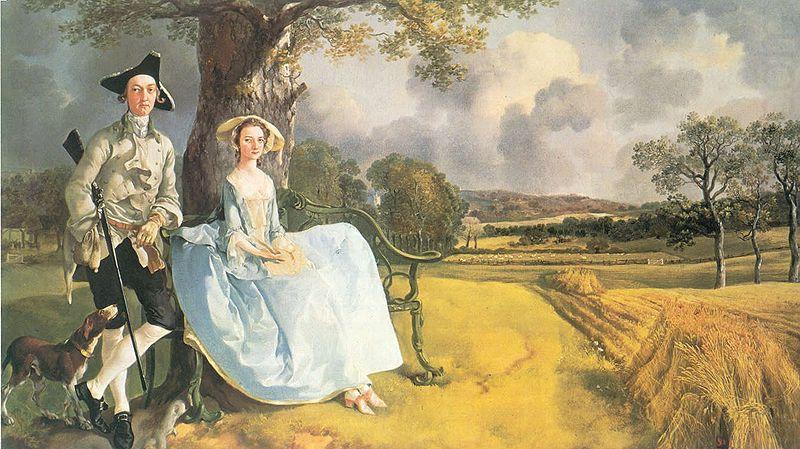 Portrat von Mr und Mrs Andrews, Thomas Gainsborough